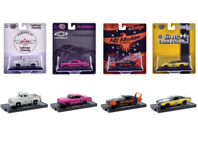 M2 Auto-drivers Set Of 4 Pieces In Blister Packs Release 129 Limited Edition To 10000 Pieces Worldwide  In Multi