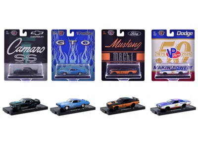 M2 Auto-drivers Set Of 4 Pieces In Blister Packs Release 133 Limited Edition To 8000 Pieces Worldwide 1 In Multi