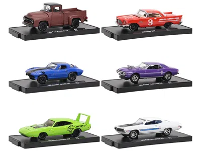 M2 Auto-drivers Set Of 6 Pieces In Blister Packs Release 77 Limited Edition To 9600 Pieces Worldwide 1/