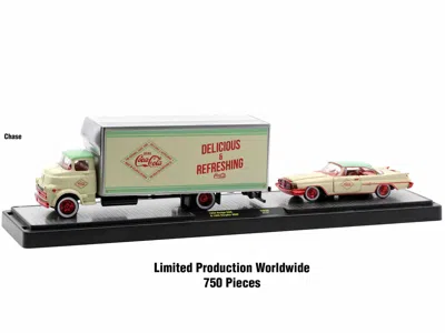 M2 Auto Haulers "coca-cola" Set Of 3 Pieces Release 20 Limited Edition To 8400 Pieces Worldwide 1/64 Di