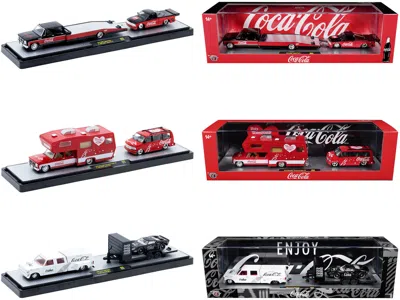 M2 Auto Haulers "coca-cola" Set Of 3 Pieces Release S05 Limited Edition To 6000 Pieces Worldwide 1/64 D