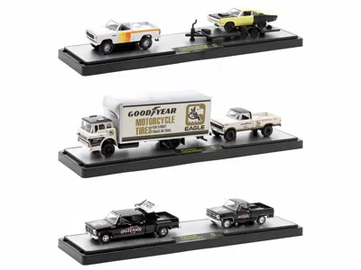 M2 Auto Haulers Set Of 3 Trucks Release 77 Limited Edition To 8000 Pieces Worldwide 1/64 Diecast Models