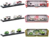 M2 Auto Haulers "soda" Set Of 3 Pieces Release 39 Limited Edition To 8000 Pieces Worldwide 1/64 Diecast In White
