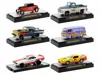 M2 Auto Meets Set Of 6 Cars In Display Cases Release 84 Limited Edition 1/64 Diecast Model Cars By  M In Multi