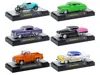 M2 Auto Meets Set Of 6 Cars In Display Cases Release 88 Limited Edition 1/64 Diecast Model Cars By  M In Multi
