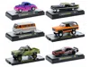 M2 Auto Meets Set Of 6 Cars In Display Cases Release 89 Limited Edition 1/64 Diecast Model Cars By  M In Multi
