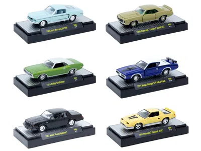 M2 Auto Meets Set Of 6 Cars In Display Cases Release 95 Limited Edition 1/64 Diecast Model Cars By  M