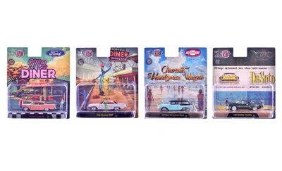M2 Auto News Release 16 Set Of 4 Cars Limited Edition To 8500 Pieces Worldwide 1/64 Diecast Model Cars  In Multi
