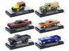M2 Auto-thentics 6 Piece Set Release 102 In Display Cases Limited Edition 1/64 Diecast Model Cars By  In Multi