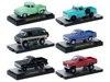 M2 Auto-thentics 6 Piece Set Release 104 In Display Cases Limited Edition 1/64 Diecast Model Cars