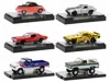 M2 Auto-thentics 6 Piece Set Release 87 In Display Cases Limited Edition 1/64 Diecast Model Cars By