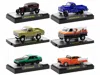 M2 Auto-thentics 6 Piece Set Release 92 In Display Cases Limited Edition 1/64 Diecast Model Cars By