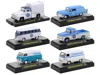 M2 Auto Trucks Set Of 6 Pieces Release 57 "pan American World Airways" (pan Am) In Display Cases 1/64 D