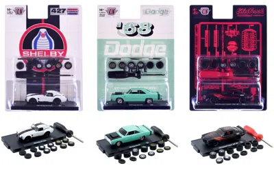 M2 Auto Wheels 3 Piece Car Set Release 14 Limited Edition To 2368 Pieces Worldwide 1/64 Diecast Model C