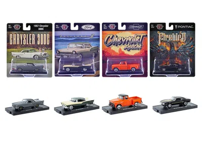 M2 Auto-drivers Set Of 4 Pieces In Blister Packs Release 130 Limited Edition To 9600 Pieces Worldwide 1