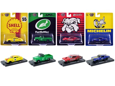 M2 Auto-drivers Set Of 4 Pieces In Blister Packs Release 132 Limited Edition To 8000 Pieces Worldwide 1
