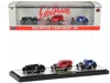 M2 Edelbrock Equipment Co. Set Of 3 Pieces Limited Edition To 2750 Pieces Worldwide 1/64 Diecast Models