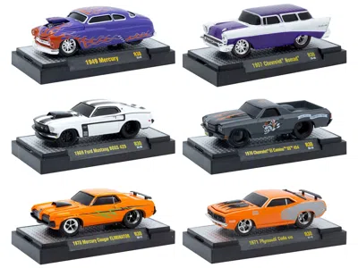 M2 Ground Pounders 6 Cars Set Release 30 In Display Cases Limited Edition 1/64 Diecast Model Cars By  In Multi
