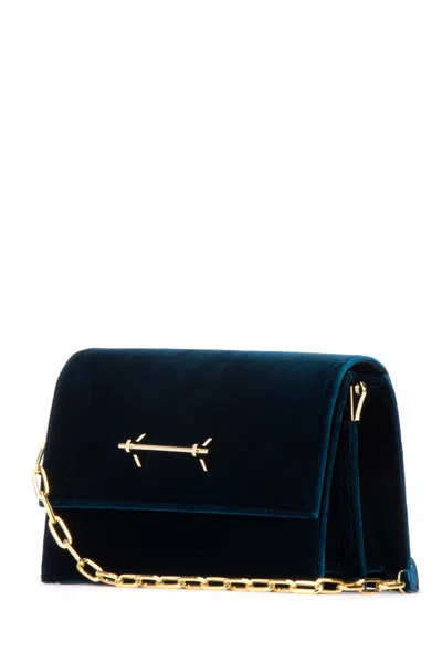 M2malletier Shoulder Bags In Petroblusnglgold
