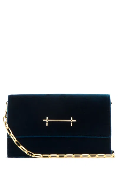 M2malltier Blue Sofia Shoulder Bag