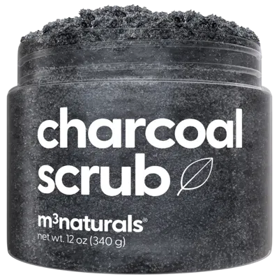 M3 Naturals Exfoliating Charcoal Body Scrub