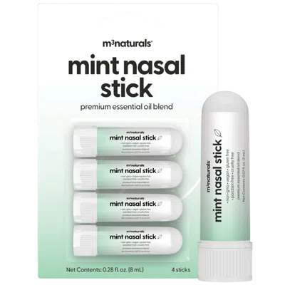 M3 Naturals Mint Nasal Essential Oil Aromatherapy Inhaler