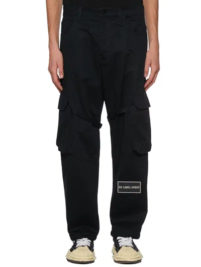M44 Label Group 44 Label Group Pants In Black