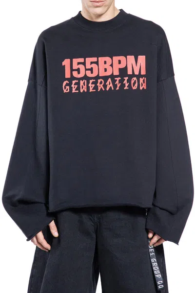 44 Label Group M Sweatshirts In Black