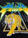 M4maddmaxx Tiger-graphic T-shirt In Black