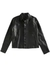 Ma+ Leather Jacket In Brown