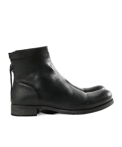 M.a+ Back-zip Booties In Black