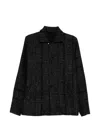 Ma+ Check-pattern Two-pocket Shirt Jacket In Multi