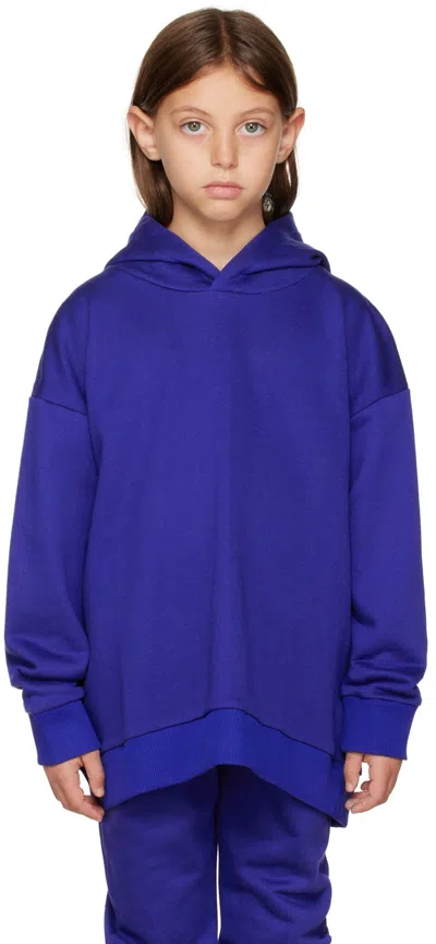 M.a+ Kids Blue Organic Cotton Hoodie