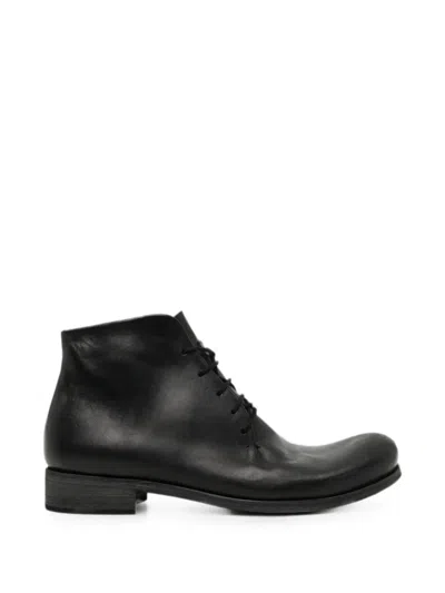 Ma+ Lace-up Ankle Boots In Black