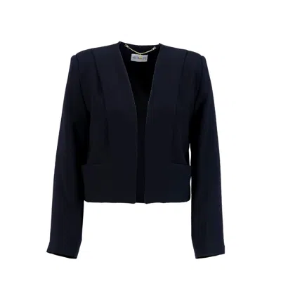 Ma Mulier Women's Black Charly Cropped Blazer