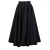 Ma Mulier Women's Black Midi Fluffy Skirt In Black