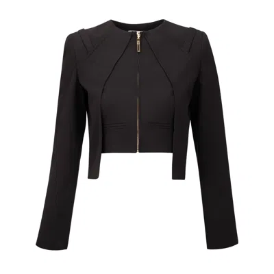 Ma Mulier Women's Black Sparrow Design Jacket