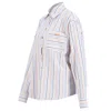 Ma Mulier Women's Colourful Striped Oversize Shirt
