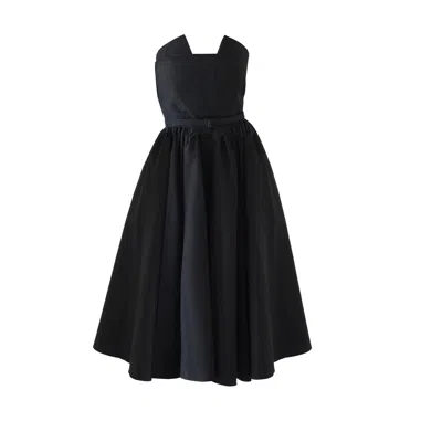 Ma Mulier Women's Hera Maxi Black Party Dress