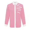 Ma Mulier Women's Pink / Blue Filet Shirt In Pink