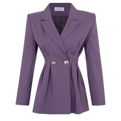 Ma Mulier Women's Purple Ulric Blazer