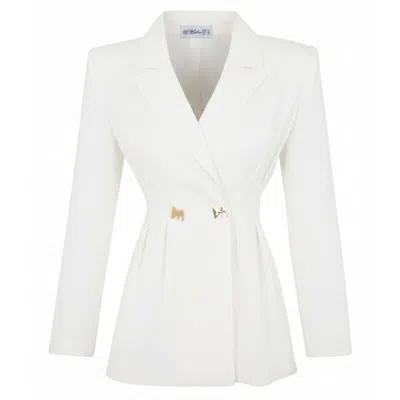 Ma Mulier Women's Ulric White Blazer