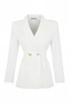 Ma Mulier Women's Ulric White Blazer In White
