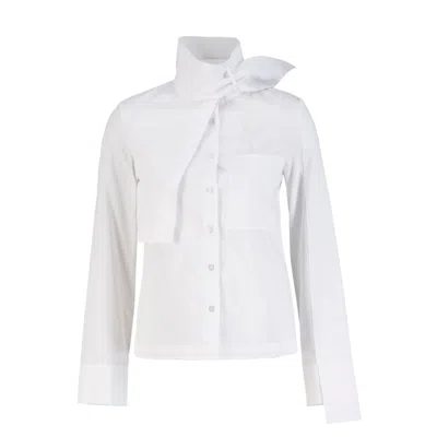 Ma Mulier Women's White Alessandria Designer Shirt