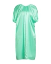 Ma Petite Capsule Woman Midi Dress Light Green Size 6 Silk In Green