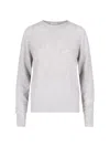 Ma'ry'ya Basic Sweater In Grey Cashmere In Gray