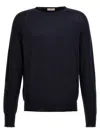 Ma'ry'ya Cashmere Cotton Sweater In Blue