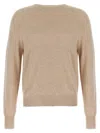 Ma'ry'ya Cashmere Cotton Sweater In Neutral