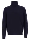 Ma'ry'ya High Neck Sweater In Blue