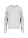 Ma'ry'ya Basic Sweater In Grey Cashmere